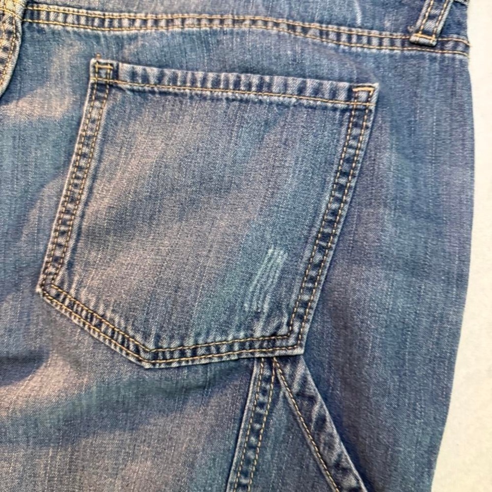 Gap blue cargo style jeans with distressed details Size 12 Y2K style - Picture 8 of 8